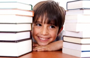 Child with Books 